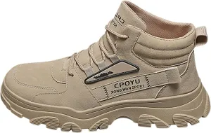 Arch Support Walking Shoes for Men Comfortable Breathable Stretch Canvas Slip on Sneaker Non Slip Walking Shoes