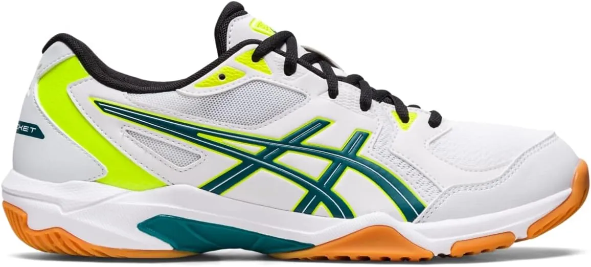 ASICS Men's Gel-Rocket 10 Volleyball Shoes, 11, White/Velvet Pine