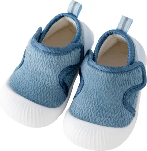 Baby Sneakers Girls Boys Lightweight Breathable Mesh First Walking Shoes 0‐18 Months Walking Shoes Slip On Barefoot