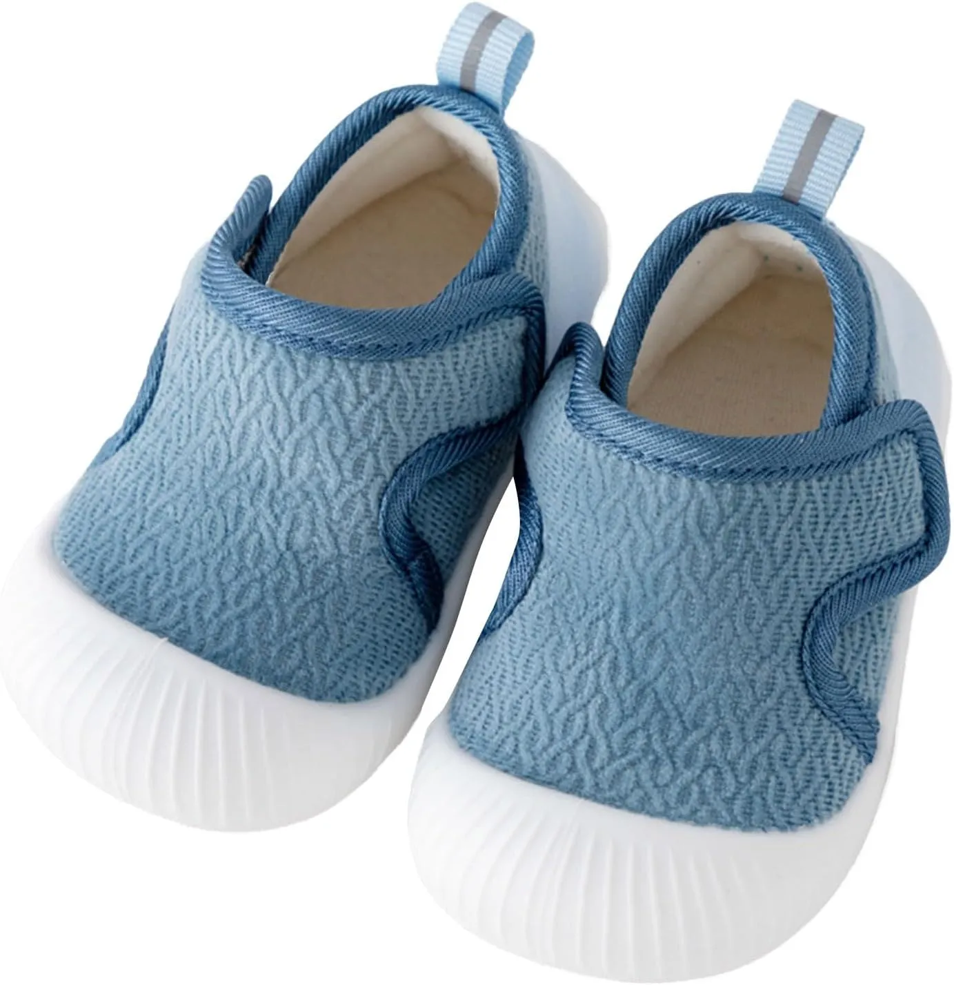 Baby Sneakers Girls Boys Lightweight Breathable Mesh First Walking Shoes 0‐18 Months Walking Shoes Slip On Barefoot