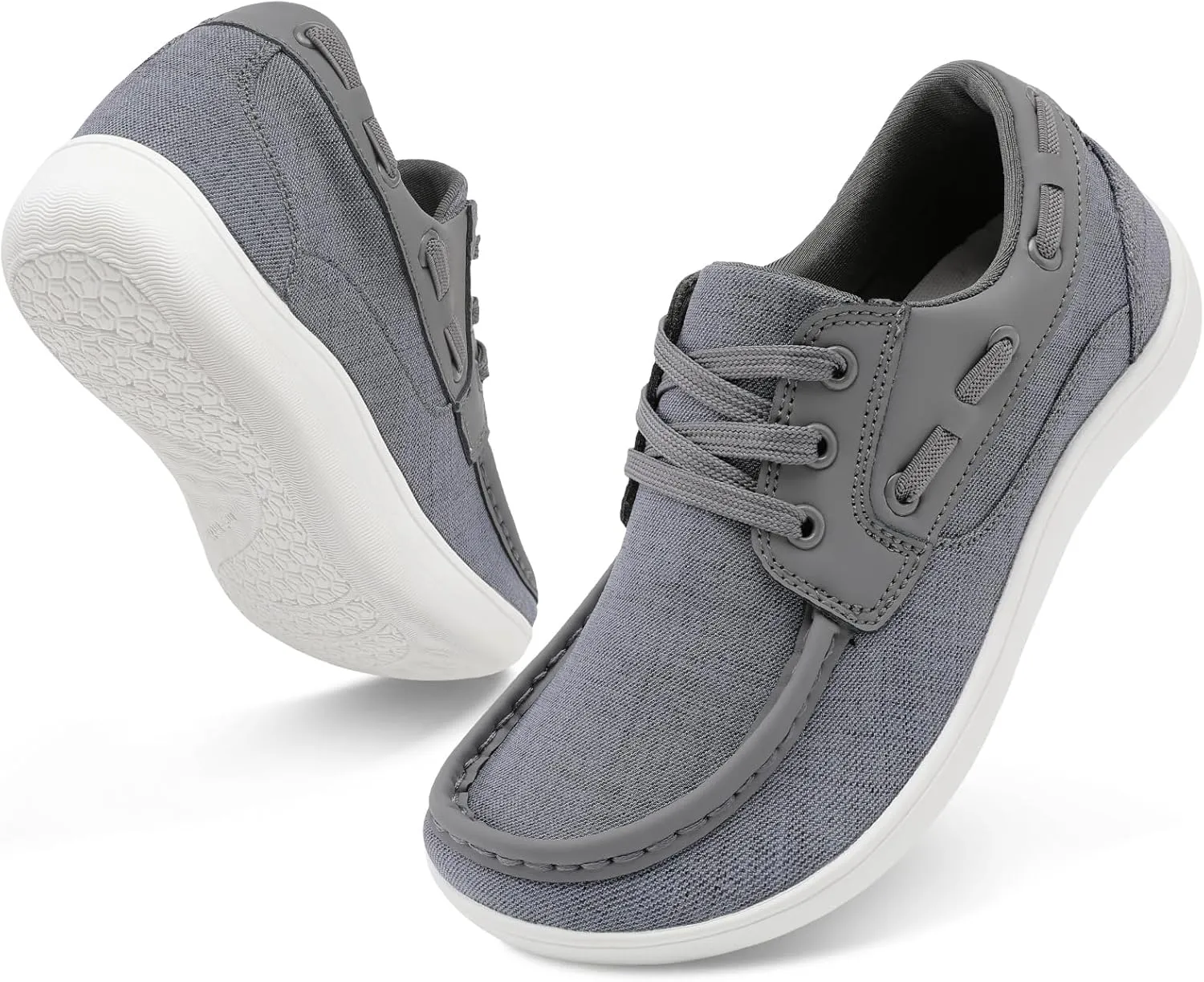 BARERUN Womens Walking Shoes Barefoot Minimalist Trail Running Shoes Wide Toe Zero Drop Tennis Sneakers for Jogging Hiking Athletic Lightweight Cross Training Shoes for Gym Office Driving
