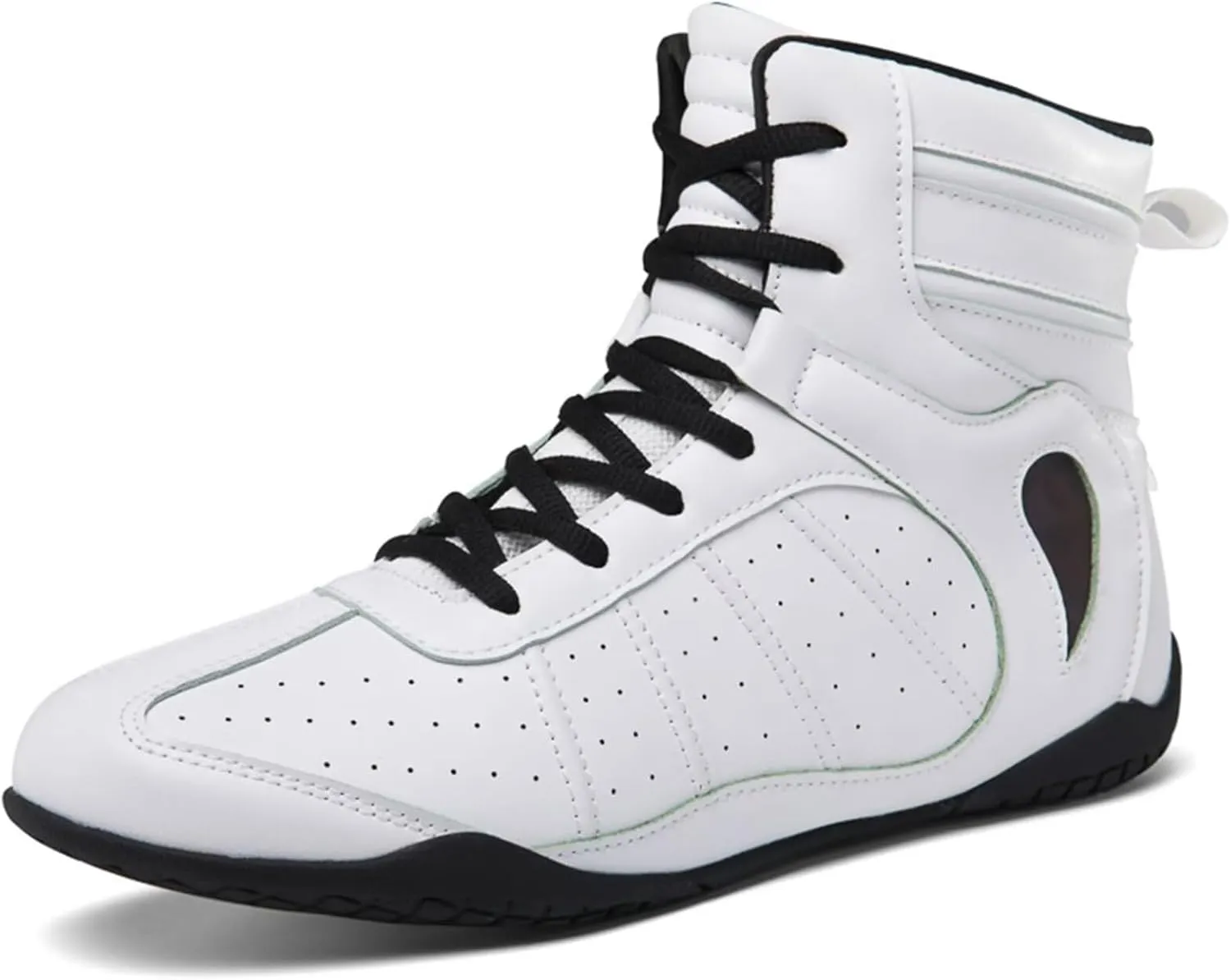 Boxing Shoes for Men Wrestling Shoes Combat Training Shoes Women's Fitness Sneakers High Top Wrestling Training Shoes