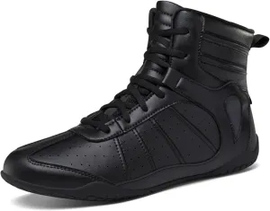 Boxing Shoes for Men Wrestling Shoes Combat Training Shoes Women's Fitness Sneakers High Top Wrestling Training Shoes