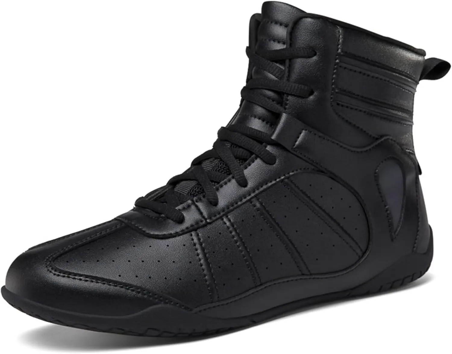 Boxing Shoes for Men Wrestling Shoes Combat Training Shoes Women's Fitness Sneakers High Top Wrestling Training Shoes