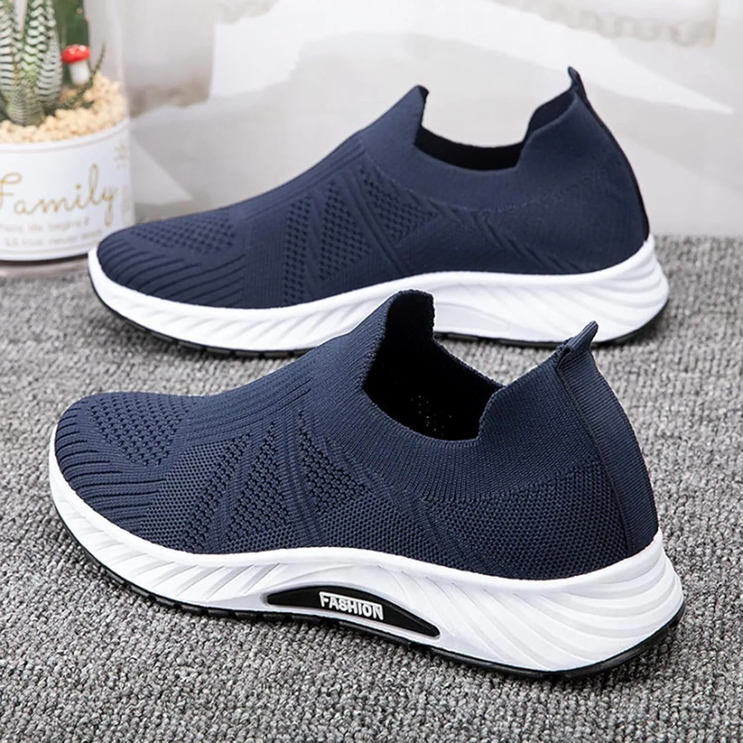 Casual Wedges Men's Breathable Leisure Outdoor Slip on Fashion Shoes Men's Sneaker Organizer