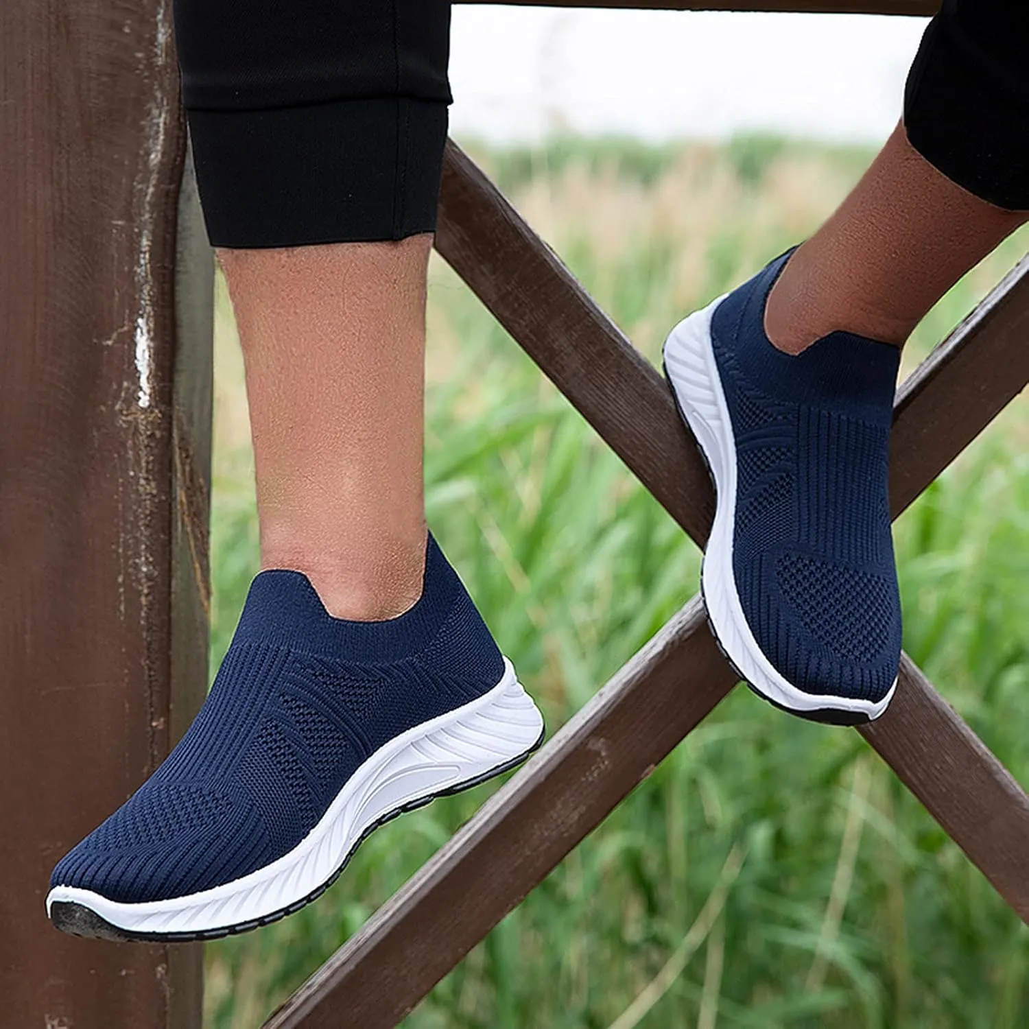 Casual Wedges Men's Breathable Leisure Outdoor Slip on Fashion Shoes Men's Sneaker Organizer