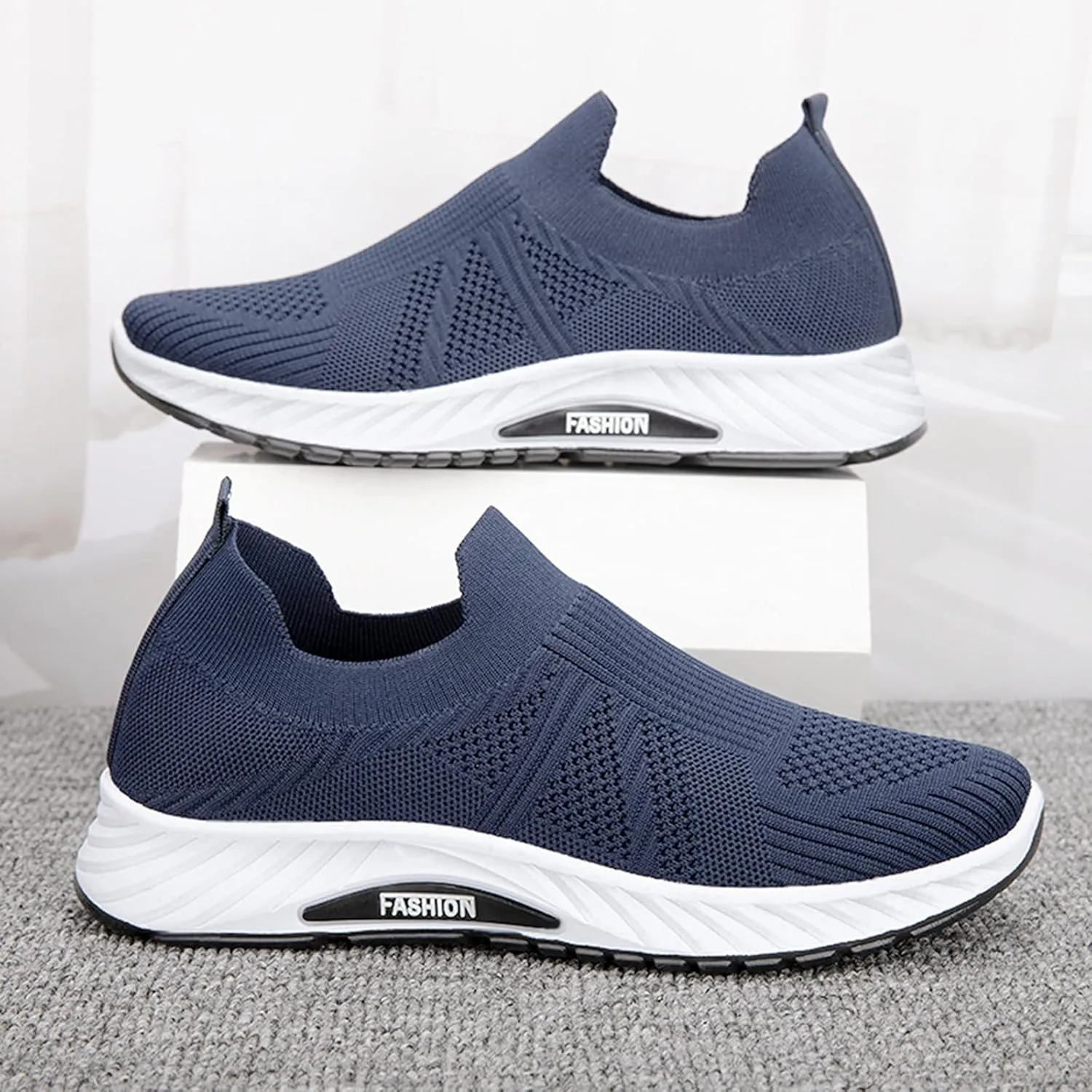 Casual Wedges Men's Breathable Leisure Outdoor Slip on Fashion Shoes Men's Sneaker Organizer