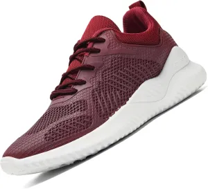 COVS Womens Slip On Walking Shoes, White Tennis Shoes Non Slip Running Shoes Lightweight Workout Shoes Breathable Cushioning Fashion Sneakers