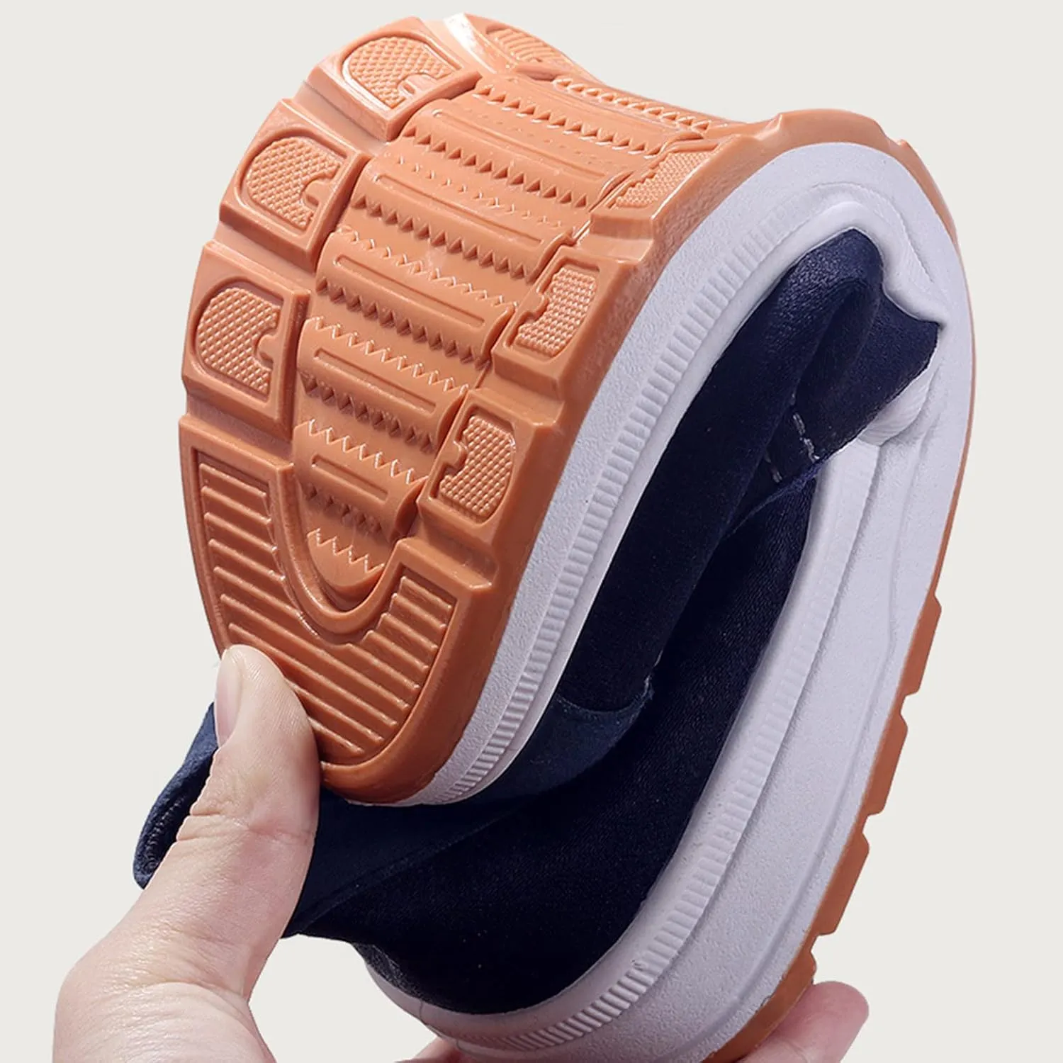 Fashion All Season Men Casual Shoes Flat Non Slip Lightweight Suede Cloth Solid Color Comfortable Indoor Super Shoes