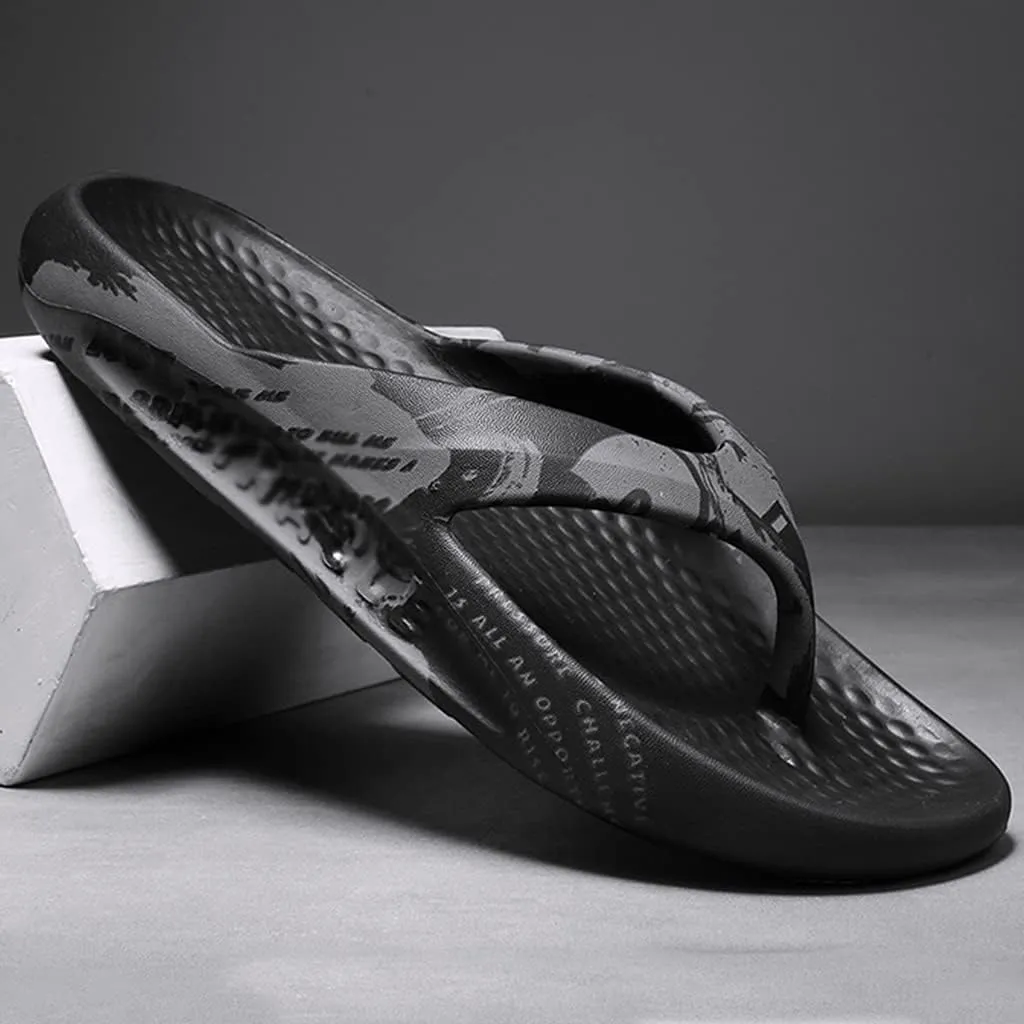 Flip Flops for Men with Arch Support Shower Slippers for Men Non Slip, Sandals Beach Shower Gym Swimming Pool Slide Comfortable Arch Support Shoes, Quickly Dry Cushioned Thong Sandals