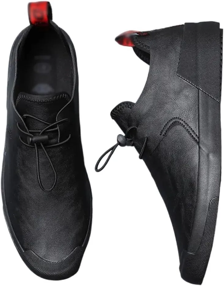 FMURY Men's Sneakers Man Casual Shoes Breathable Men Driving Shoes Big Size Office Footwear
