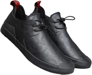 FMURY Men's Sneakers Man Casual Shoes Breathable Men Driving Shoes Big Size Office Footwear