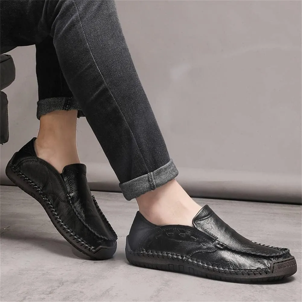 GEXECEUSS Men's Loafers Lightweight Driving Shoes Slip On Casual Penny Loafers Moccasin Flats Boat Shoes Anti-Slip Walking Shoes