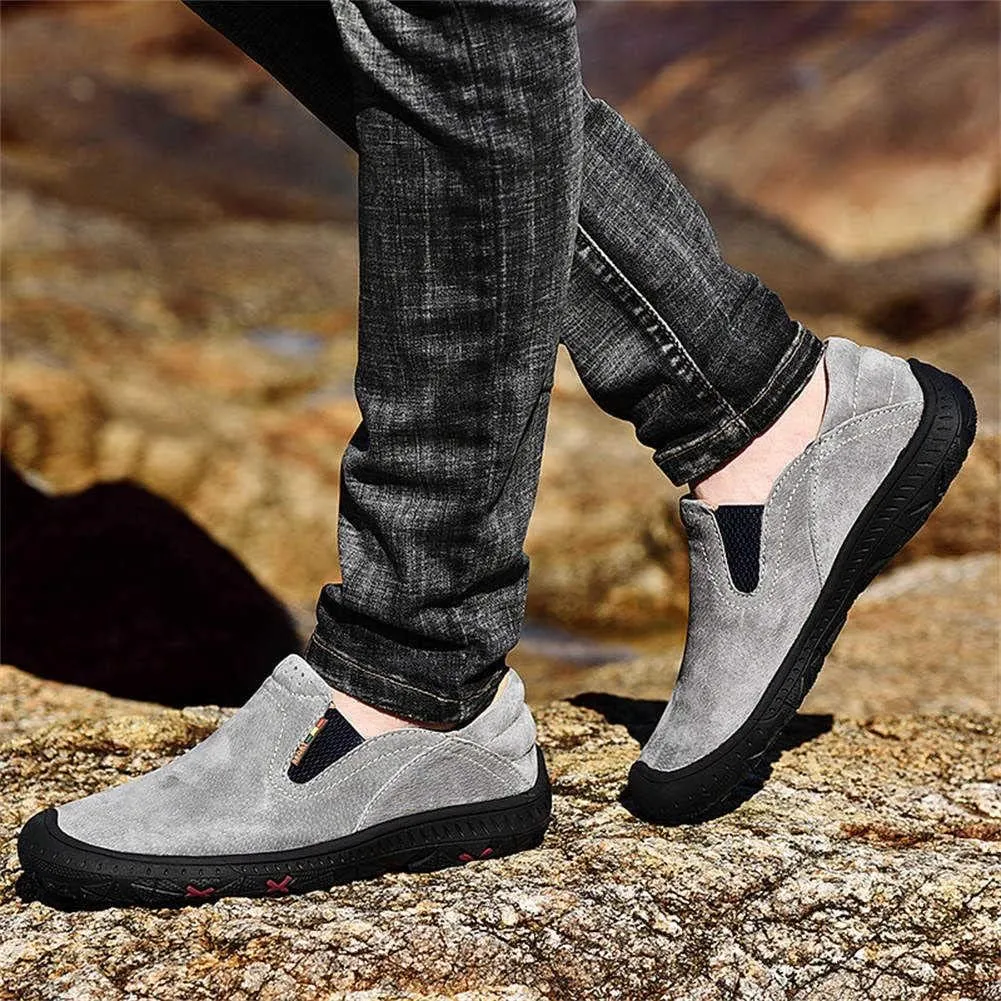 GEXECEUSS Men's Loafers Lightweight Driving Shoes Slip On Casual Penny Loafers Moccasin Flats Boat Shoes Anti-Slip Walking Shoes