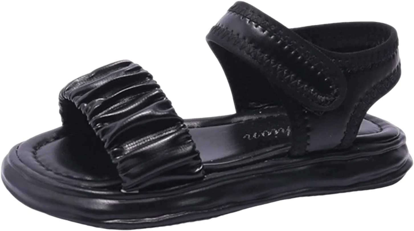 Girls Hiking Sandals Comfortable Walking Open Toe Slides Non-Slip Indoor Outdoor Summer Water Platform Sandals