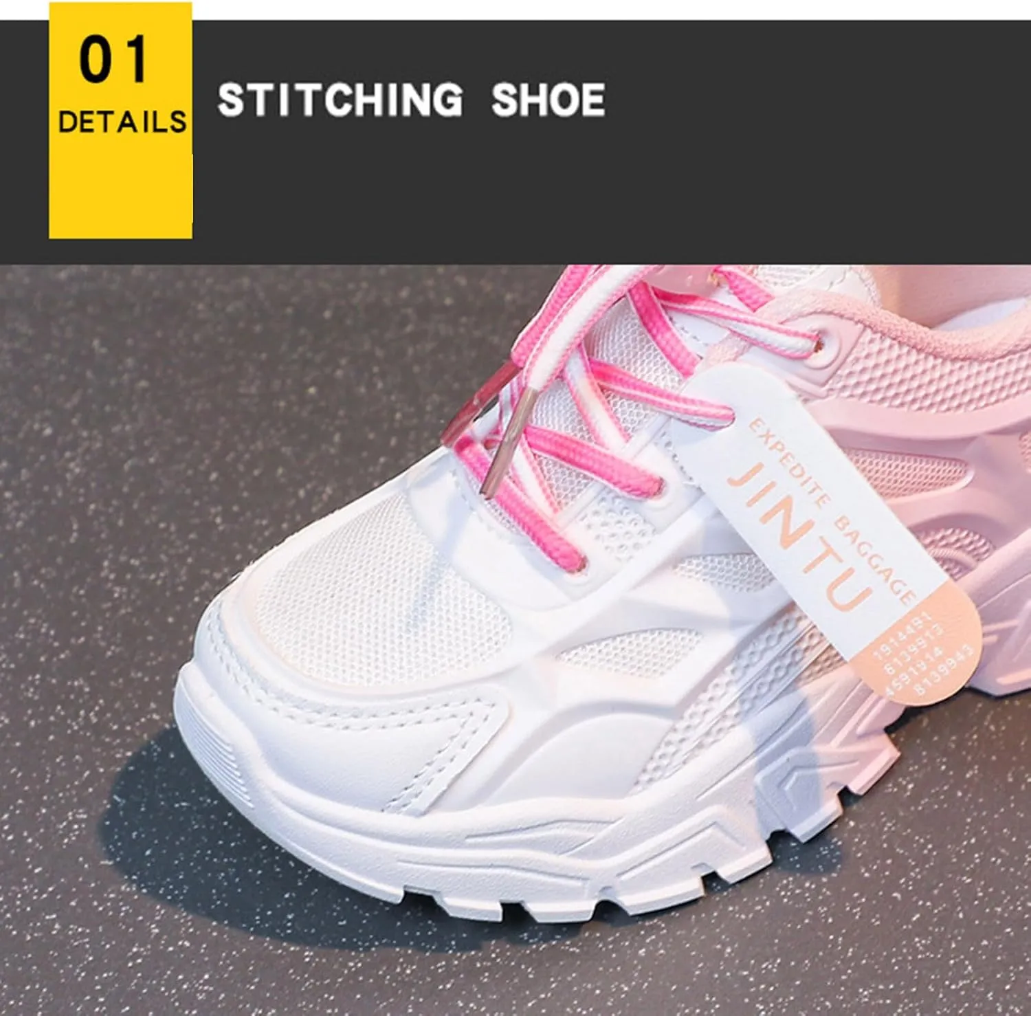 IWIHMIV Kid Tennis Shoes Toddler Boy Sneakers Lightweight Breathable Comfortable Non Slip Sports Shoes