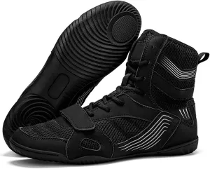 Kervaky Men's Wrestling & Boxing Shoes - Lightweight & Breathable Training Shoes for Weightlifting & Fitness