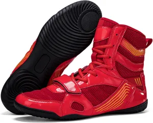 Kervaky Men's Wrestling & Boxing Shoes - Lightweight & Breathable Training Shoes for Weightlifting & Fitness