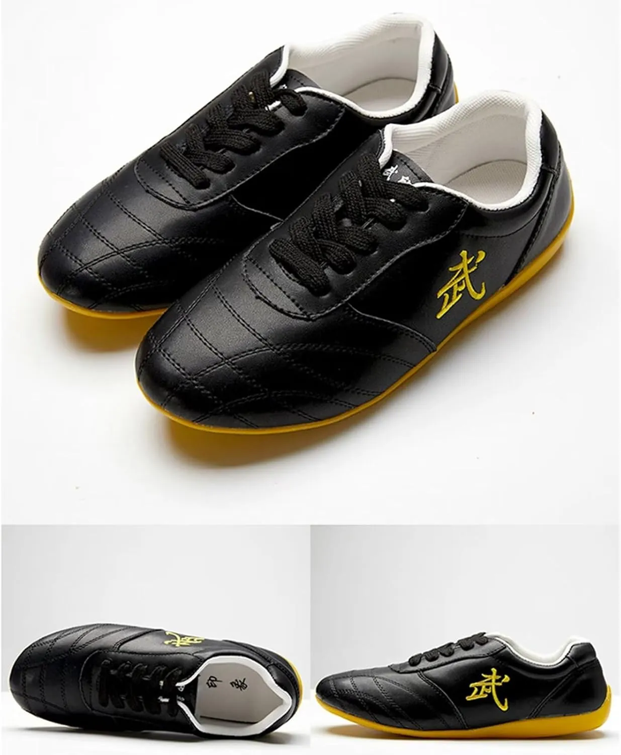 Martial Arts Shoes Women Tai Ji Kong Fu Sport Training Shoes for Men Boxing Karate Taekwondo Training Shoes Non Slip Sneakers for Qi Gong,and Wing Chun