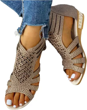 Masbird Sandals for Women Summer 2021 Womens Sandals Open Toe Flip Flops Slippers Casual Summer Beach Lace Up Strapy Sandals