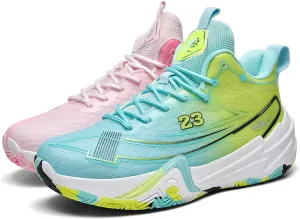 Men Basketball Shoes Anti Slip Breathable Fashionable Outdoor Sports Shoes Training Shoes