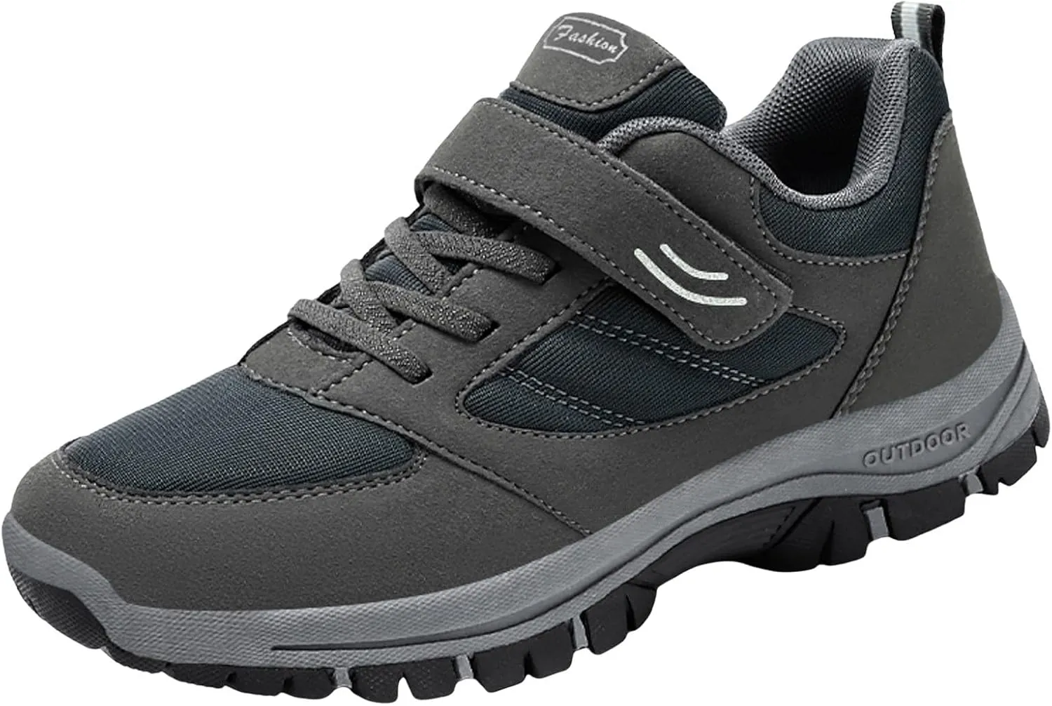 Men Casual Shoes Fashionable New Pattern Solid Color Simple Thick Sole Hook Loop Four Season Sports Mens Athletic Shoes