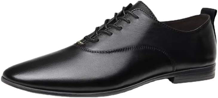 Men Casual Wedding Faux Patent Derby Shoe Men's Classic Business Formal Oxford Shoes