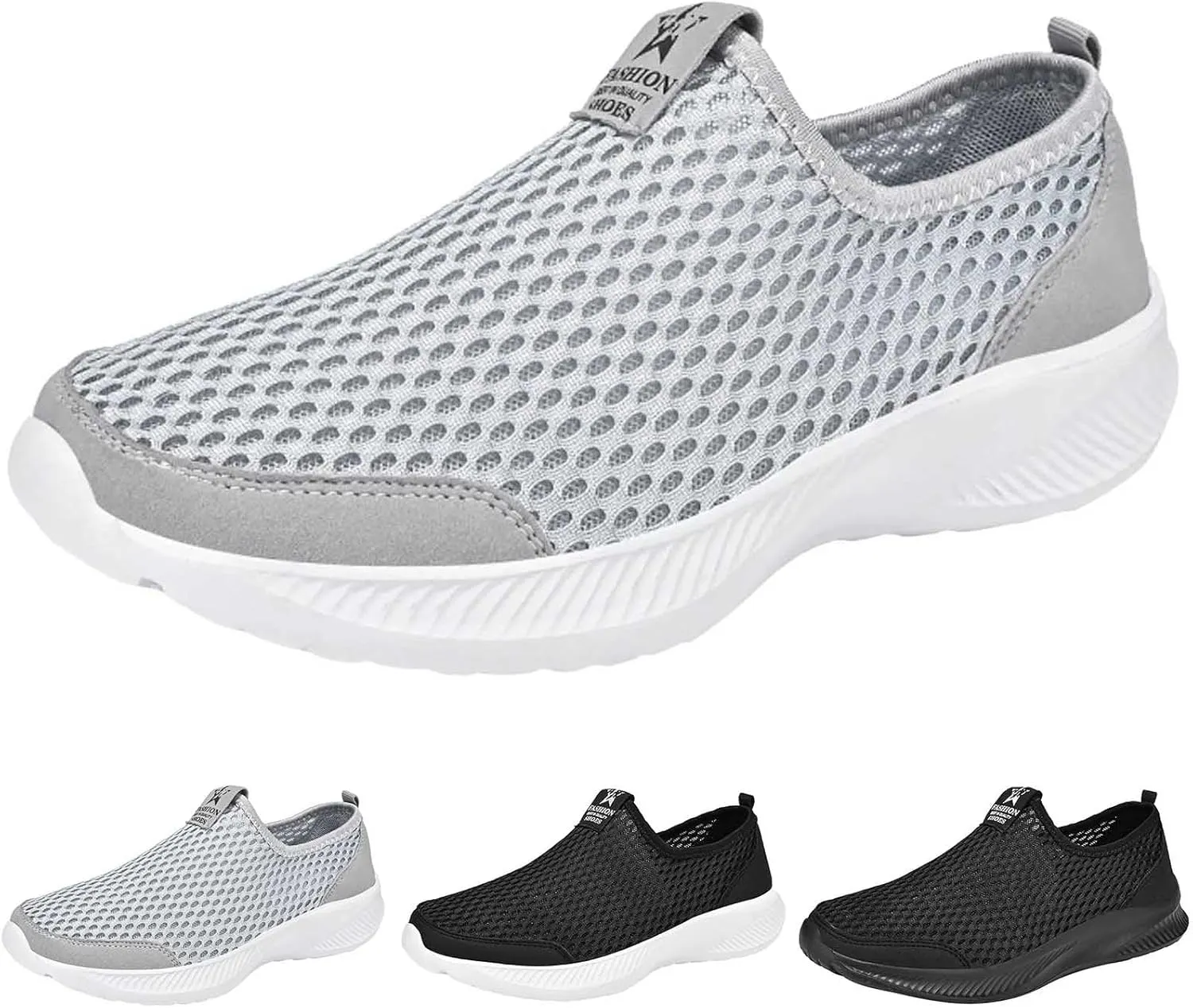 Men Sports Shoes Fashion New Pattern Simple Solid Color Slip On Flat Bottom Comfortable Sneaker Shoe Rack for Men