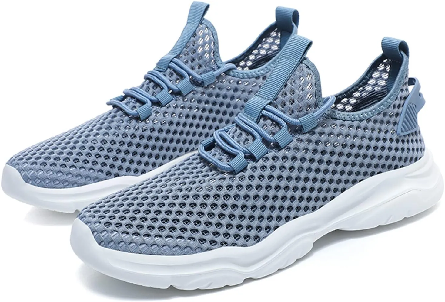 Men Sports Shoes Fashion New Pattern Summer Mesh Hollow Breathable and Comfortable Lightweight Lace Up Sneaker Men