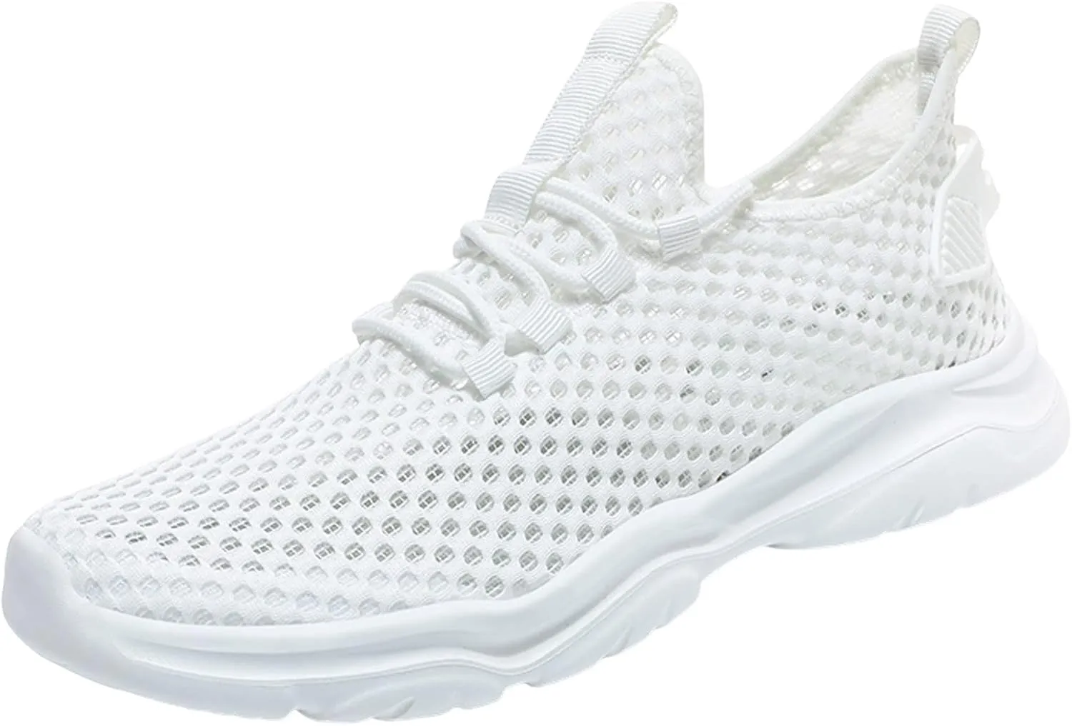 Men Sports Shoes Fashion New Pattern Summer Mesh Hollow Breathable and Comfortable Lightweight Lace Up Sneaker Men