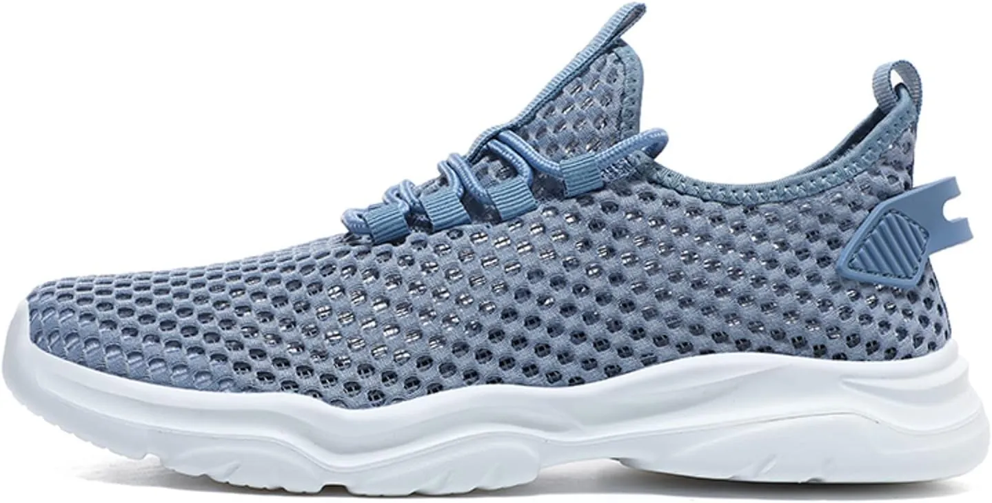 Men Sports Shoes Fashion New Pattern Summer Mesh Hollow Breathable and Comfortable Lightweight Lace Up Sneaker Men