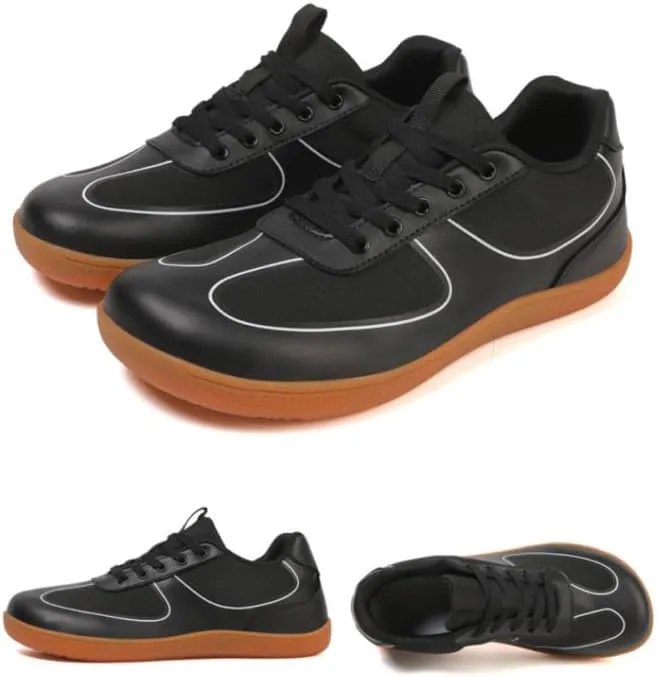 Men's Barefoot Trail-Running Shoes,Mens Womens Minimalist Cross Training Shoes with Wide Toe Box,Zero-Drop Sole Trail Walking Shoes Hike Barefoot Shoes for Women Men