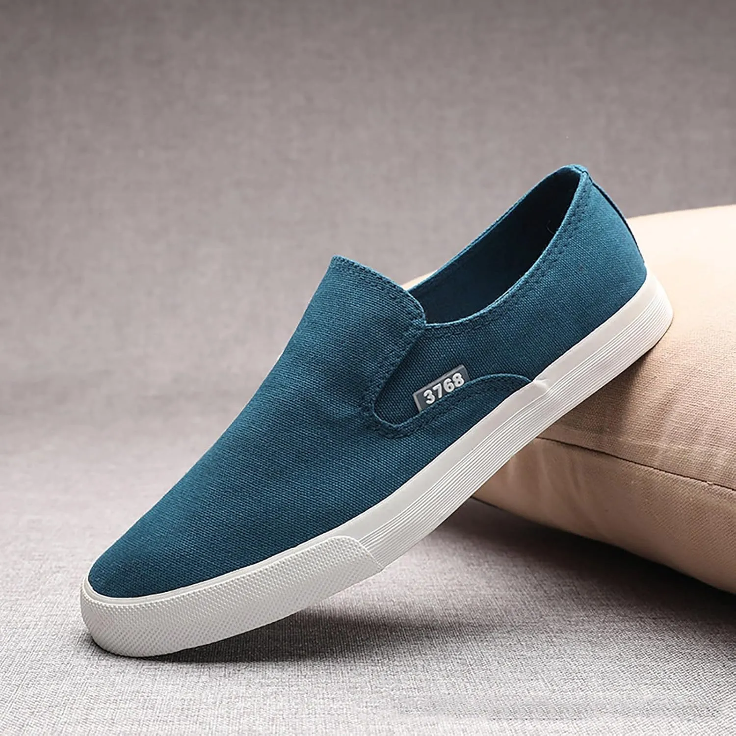 Men's Breathable Solid Color Korean Version Trendy Casual Comfortable Lightweight Sports Shoes Mens Sneaker Boot Hiking