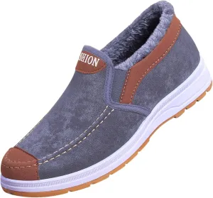 Mens Casual Loafer Shoes Soft Walking Shoes Breathable Lightweight for Adult Male Winter Walking Shoes for Men