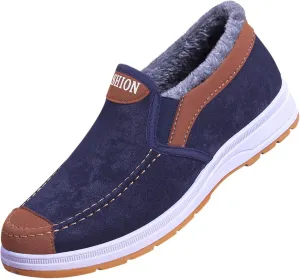 Mens Casual Loafer Shoes Soft Walking Shoes Breathable Lightweight for Adult Male Winter Walking Shoes for Men