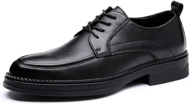 Men's Classic Retro Casual Dress Shoes Formal Business Oxfords Shoes Lace Up Derby Shoes for Men(7.5)