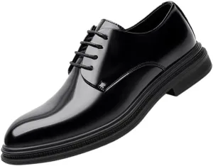 Men's Dress Shoes Bussiness Formal Oxford Shoes for Men Fashion Wingtip Lace Up Soft Brogue Shoes