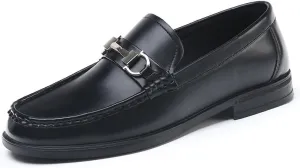 Men's Dress Shoes Mens Luxury Business Casual Oxford Shoes Fashion Comfort Soft Slip On Derby Shoes for Men(7.5)