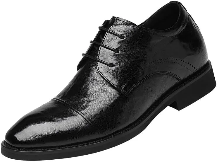 Men's Fashion Wedding Tuxedo Dress Shoes Casual Business Formal Oxford Shoes Wingtip Brogue Shoes for Men