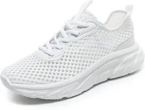 Men's Mesh Hollowed Breathable Sneakers,Fashion Elastic Lace Up Lightweight Soft Sole Comfortable Slip-on Tennis Shoes Casual Walking Running Work Gym Trainers Sneakers