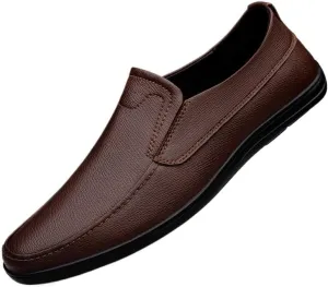 Men's Oxford Shoes - Comfortable Lightweight Leather Dress Shoes for Business and Casual Wear