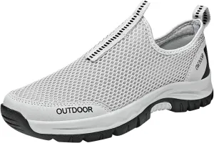 Mens Shoes Summer Large Size Casual Hollow Out Breathable Mesh Casual Shoes Running Sneaker for Men