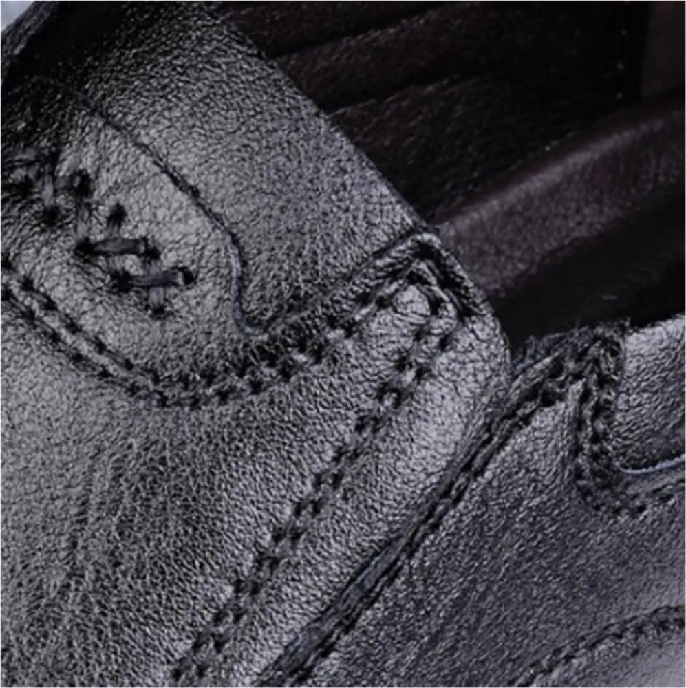 Mens Slip On Loafers for Casual Events Comfortable Walking Shoes Leather Lightweight Loafers Non Slip Sole for Men