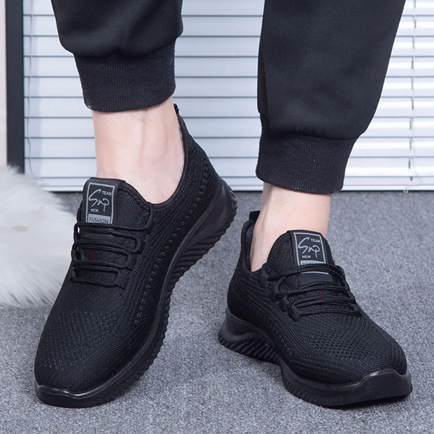 Mens Walking Shoes Mens Slip on Shoes Sneaker for Men Walking Shoe for Men Sport Mesh Sneaker