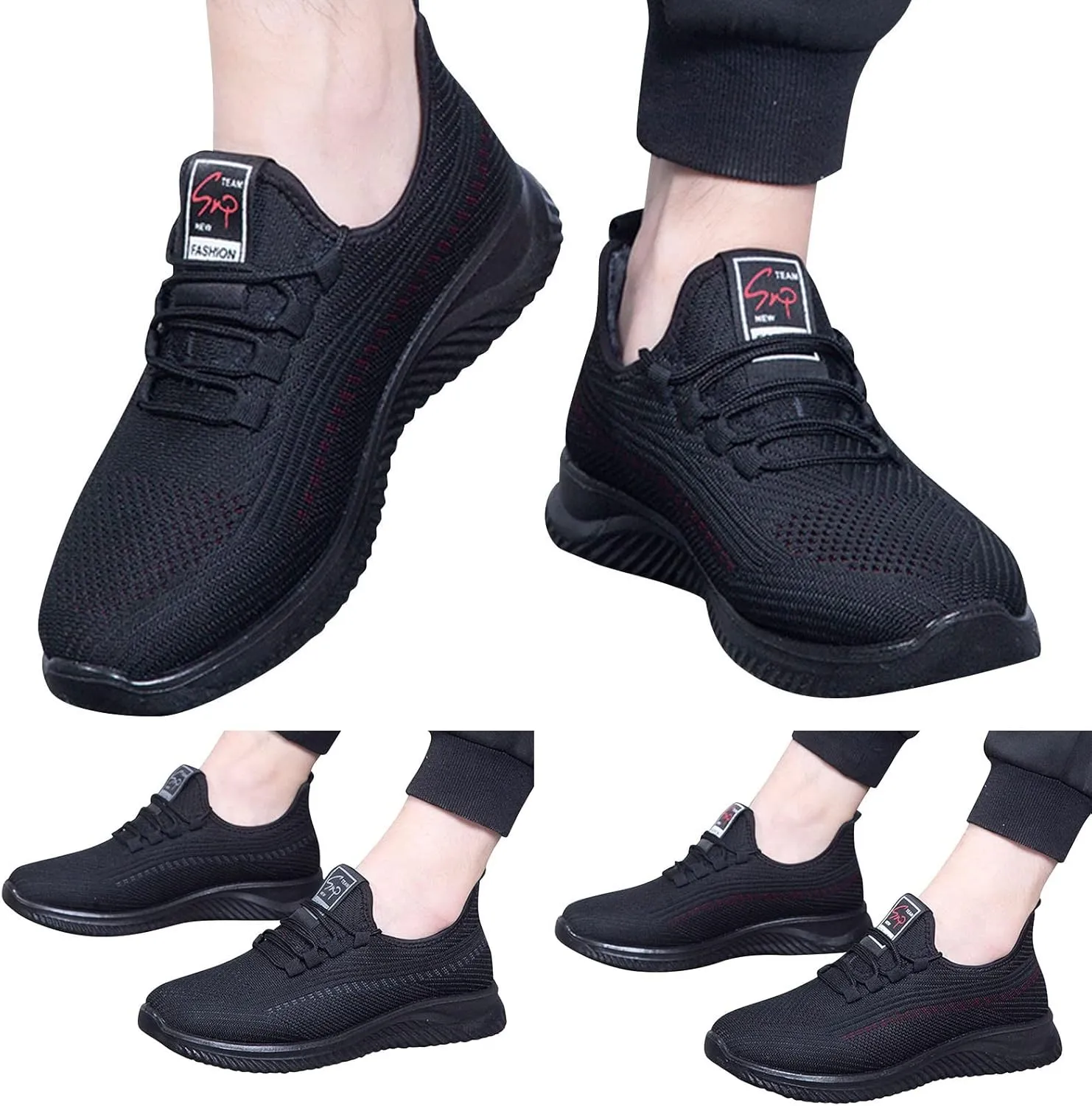Mens Walking Shoes Mens Slip on Shoes Sneaker for Men Walking Shoe for Men Sport Mesh Sneaker