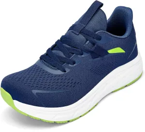 Men's Wide Toe Box Running and Walking Shoes, Athletic Gym Tennis Cross-Training Shoes for Wide Feet, Non-Slip Workout Sneakers with Wide Width Design