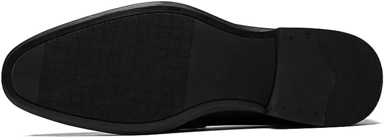 MWX Men's Dress Loafers Black Slip-on Formal Dress Shoes