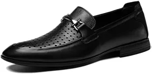 MWX Men's Dress Loafers Black Slip-on Formal Dress Shoes