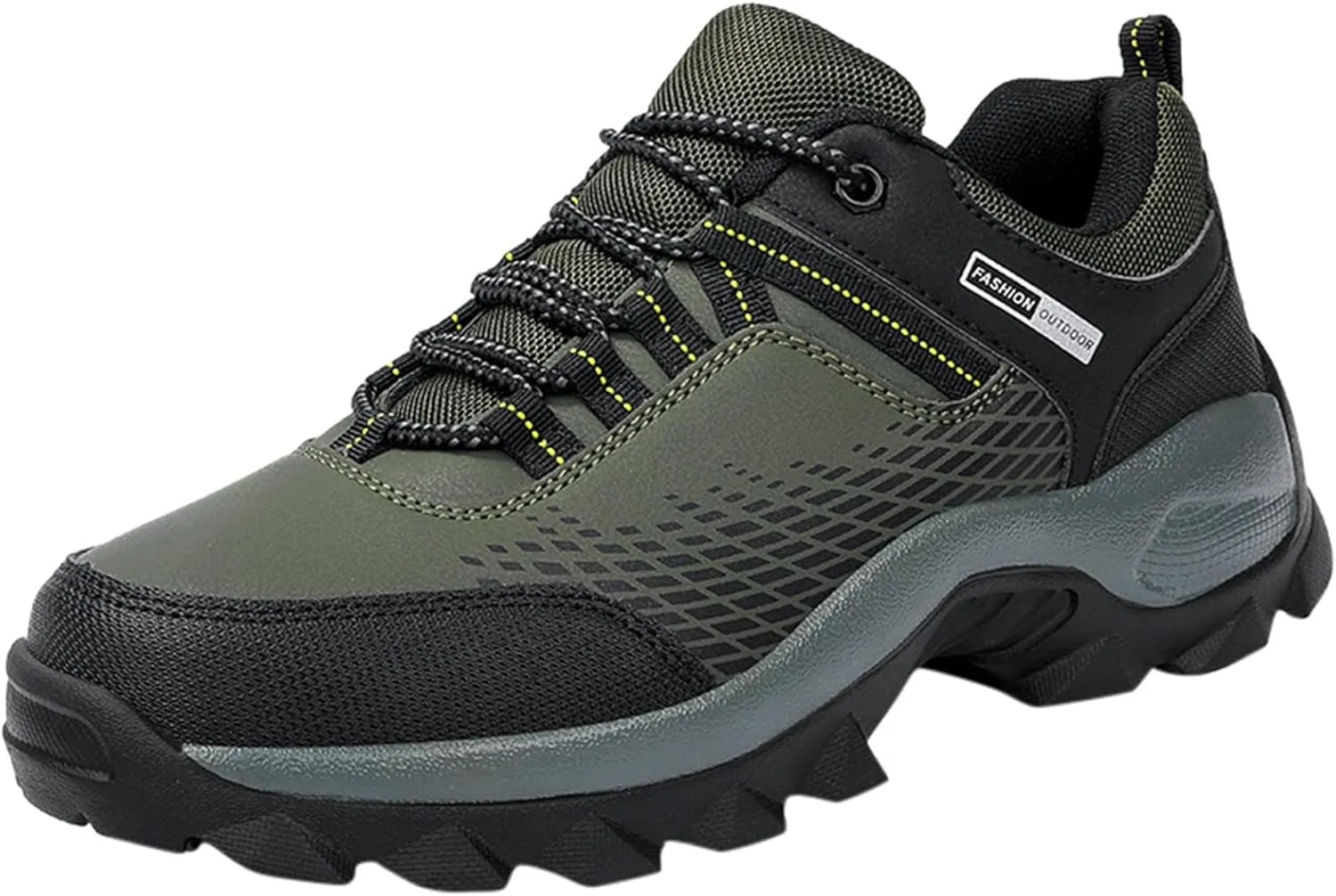 Non Slip Work Shoes for Men Walking Sneakers Comfortable Leather Casual Athletic Tennis Shoes Sneaker Men