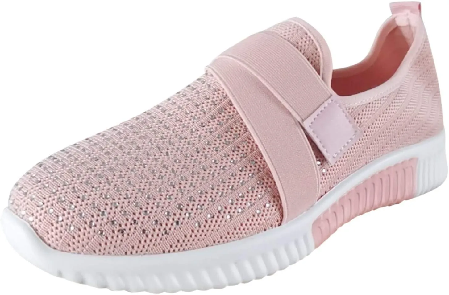 Orthopedic Sneaker for Women Slip On Walking Shoes with Arch Support Lightweight Walking Shoes Breathable Running Sneakers